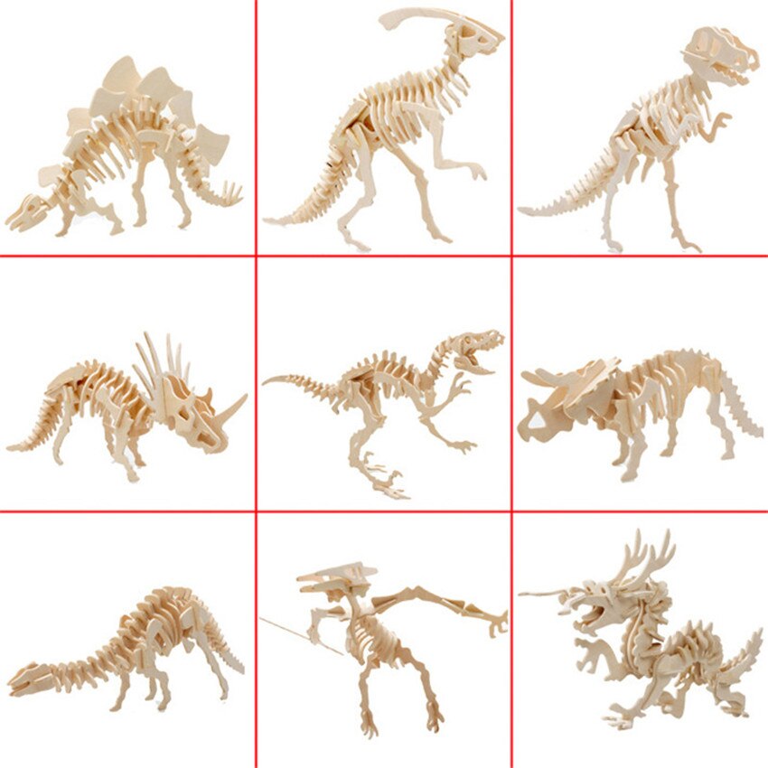 9 //Ʈ  DinosaurAdult  Ű  ϱ DIY ùķ̼   3D     